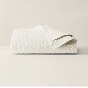 Ralph lauren argyle quilt king coverlet with 2 matching king shams